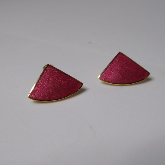 Vintage Pink Isle Of Skye Stud Earrings - Picture 2 of 12